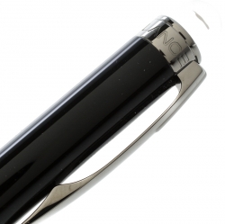 Pre Owned Montblanc StarWalker Midnight Black Resin Ruthenium Coated Ballpoint Pen