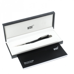 Pre Owned Montblanc StarWalker Midnight Black Resin Ruthenium Coated Ballpoint Pen