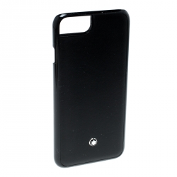 Pre Owned Montblanc Black Leather Hardphone Iphone 8 Case