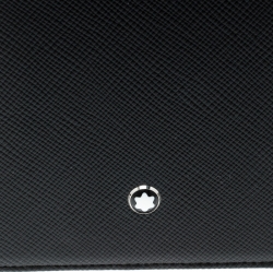 Pre Owned Montblanc Black Leather Flipside Iphone 8 Plus Case