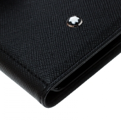 Pre Owned Montblanc Black Leather Flipside Iphone 8 Case