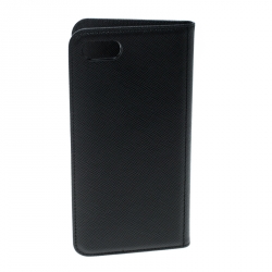 Pre Owned Montblanc Black Leather Flipside Iphone 8 Case