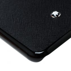 Pre Owned Montblanc Black Leather Iphone 8 Plus Case