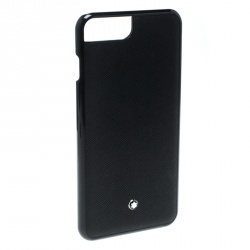 Pre Owned Montblanc Black Leather Iphone 8 Plus Case