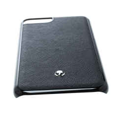 Pre Owned Montblanc Black Leather Hardphone Iphone 8 Case