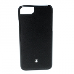 Pre Owned Montblanc Black Leather Hardphone Iphone 8 Case