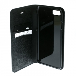Pre Owned Montblanc Black Leather Flipside Iphone 8 Case