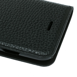 Pre Owned Montblanc Black Leather Flipside Iphone 8 Case