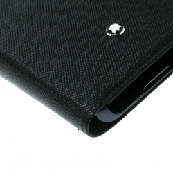 Pre Owned Montblanc Black Leather Flipside Samsung S8 Edge Case