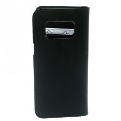 Pre Owned Montblanc Black Leather Flipside Samsung S8 Edge Plus Case