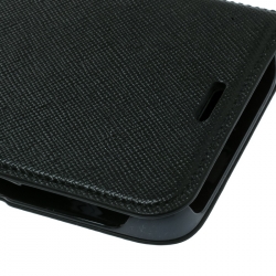 Pre Owned Montblanc Black Leather Flipside Samsung S8 Edge Case