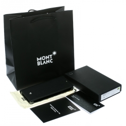 Pre Owned Montblanc Black Leather Flipside Samsung Note 8 Case