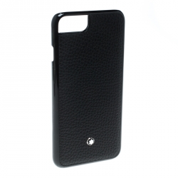 Pre Owned Montblanc Black Leather Hardphone iPhone 8 Case