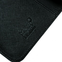 Pre Owned Montblanc Black Leather Flipside iPhone 8 Case