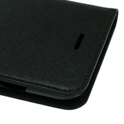 Pre Owned Montblanc Black Leather Flipside iPhone 8 Case