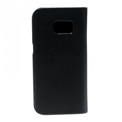 Pre Owned Montblanc Black Leather Flipside Samsung S7 Case