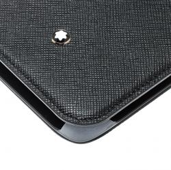 Pre Owned Montblanc Black Leather Flipside Samsung S7 Case