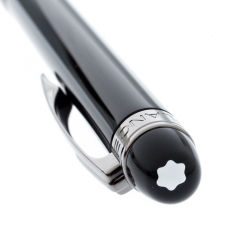 Pre Owned Montblanc StarWalker Midnight Black Resin Ruthenium Coated Ballpoint Pen