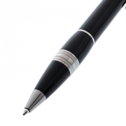 Pre Owned Montblanc StarWalker Midnight Black Resin Ruthenium Coated Ballpoint Pen