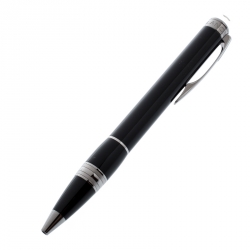 Pre Owned Montblanc StarWalker Midnight Black Resin Ruthenium Coated Ballpoint Pen