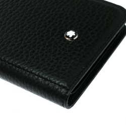 Pre Owned Montblanc Black Leather Flipside iPhone 8 Case