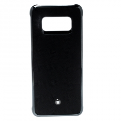 Pre Owned Montblanc Black Leather Hardphone S8 Edge Case