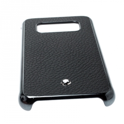 Pre Owned Montblanc Black Leather Hardphone S8 Edge Case