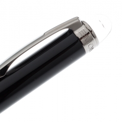 Pre Owned Montblanc StarWalker Midnight Black Resin Ruthenium Coated Ballpoint Pen