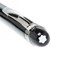 Pre Owned Montblanc StarWalker Midnight Black Resin Ruthenium Coated Ballpoint Pen