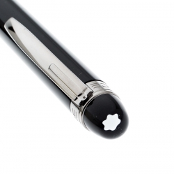 Pre Owned Montblanc StarWalker Midnight Black Resin Ruthenium Coated Ballpoint Pen