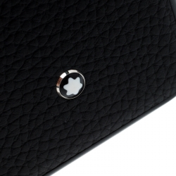 Pre Owned Montblanc Black Leather and Plastic Hardphone iPhone 8 Case