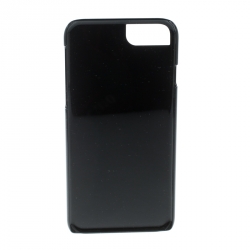 Pre Owned Montblanc Black Leather and Plastic Hardphone iPhone 8 Case