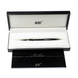 Pre Owned Montblanc StarWalker Midnight Black Resin Ruthenium Coated Ballpoint Pen