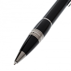 Pre Owned Montblanc StarWalker Midnight Black Resin Ruthenium Coated Ballpoint Pen