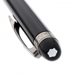 Pre Owned Montblanc StarWalker Midnight Black Resin Ruthenium Coated Ballpoint Pen