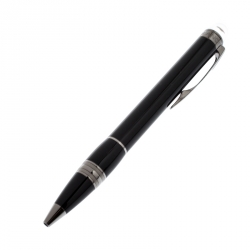 Pre Owned Montblanc StarWalker Midnight Black Resin Ruthenium Coated Ballpoint Pen