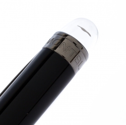 Pre Owned Montblanc StarWalker Midnight Black Resin Ruthenium Coated Ballpoint Pen