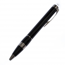 Pre Owned Montblanc StarWalker Midnight Black Resin Ruthenium Coated Ballpoint Pen
