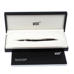 Pre Owned Montblanc StarWalker Midnight Black Resin Ruthenium Coated Ballpoint Pen