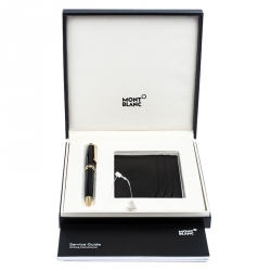 Pre Owned Montblanc Meisterstuck Classique Ballpoint Pen & Pocket Holder Set
