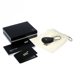 Pre Owned Montblanc Black Leather Meisterstück Key Fob