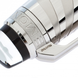 Pre Owned Montblanc StarWalker White Ceramic Doué Silver Tone Fineliner Pen