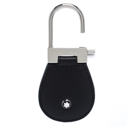 Pre Owned Montblanc Black Leather Meisterstuck Key Fob