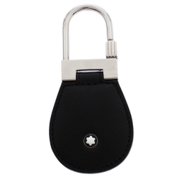 Pre Owned Montblanc Black Leather Meisterstuck Key Fob