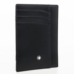 Pre Owned Montblanc Black Meisterstuck Card Holder