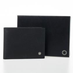 Pre Owned MontBlanc Black Leather Westside Wallet