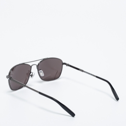 Pre Owned Montblanc Black MB0026s Aviator Sunglasses