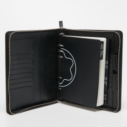 Pre Owned Montblanc Black Leather Meisterstück Notebook Holder