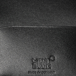 مملوكة مسبقًا Montblanc Black Leather Meisterstuck Passport Holder