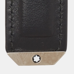 Montblanc Black Leather Meisterstuck Urban Key Fob